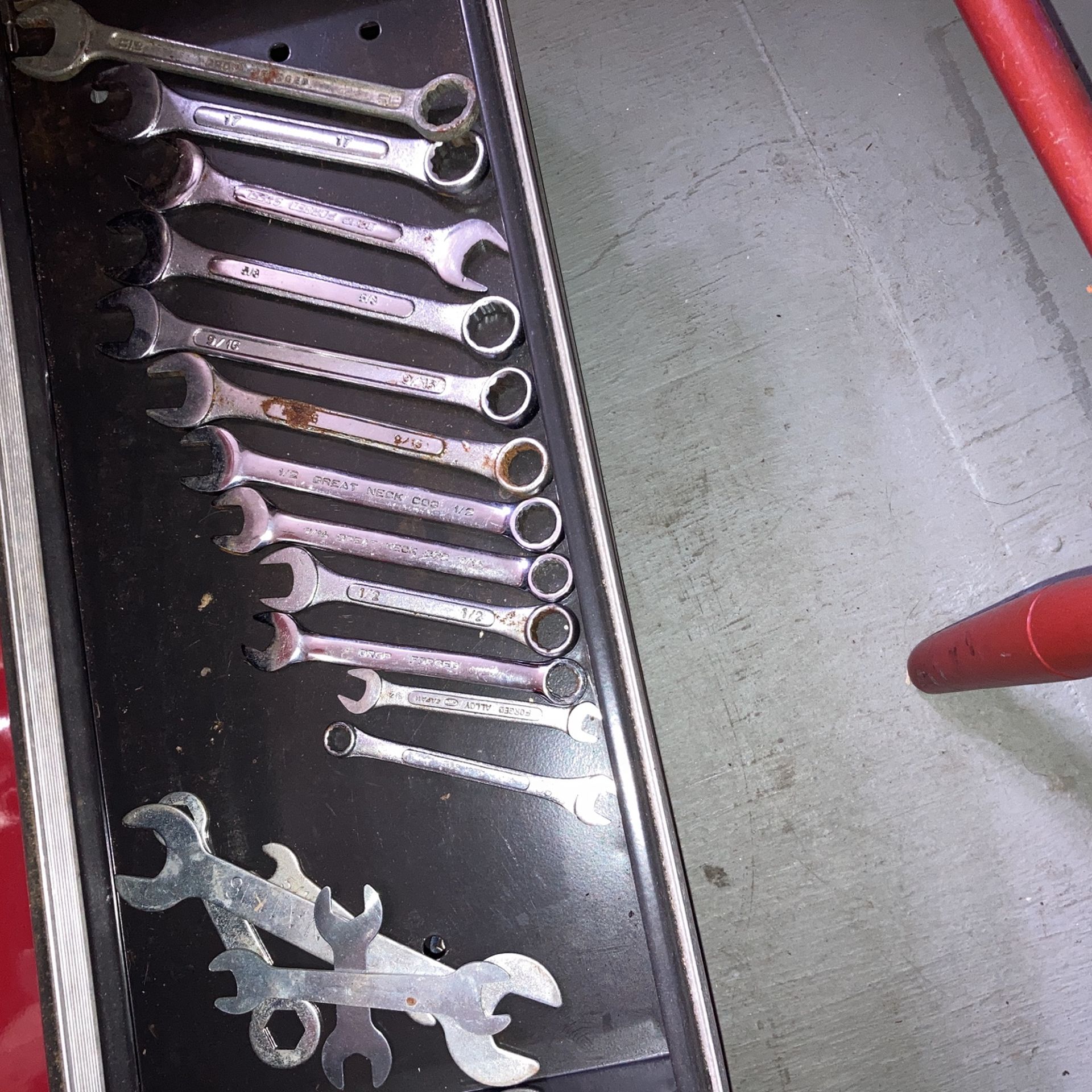 steel wrench set