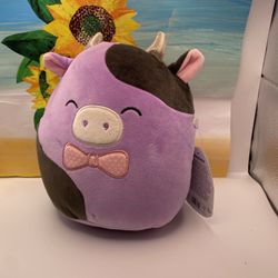 NWT Squishmallow Squishmallow: Alexie The  Cow Easter...