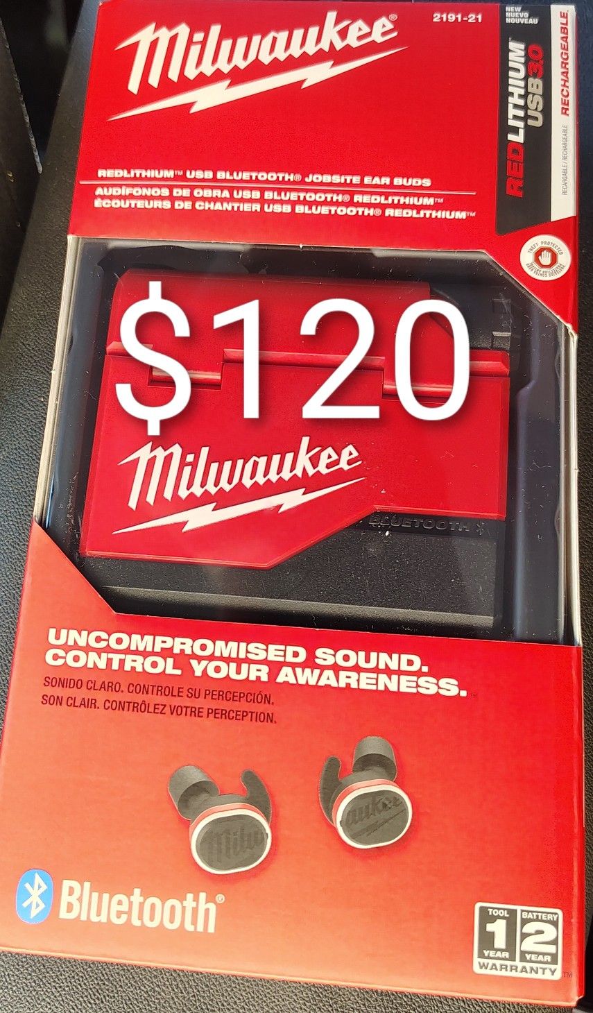 New Milwaukee Earbuds