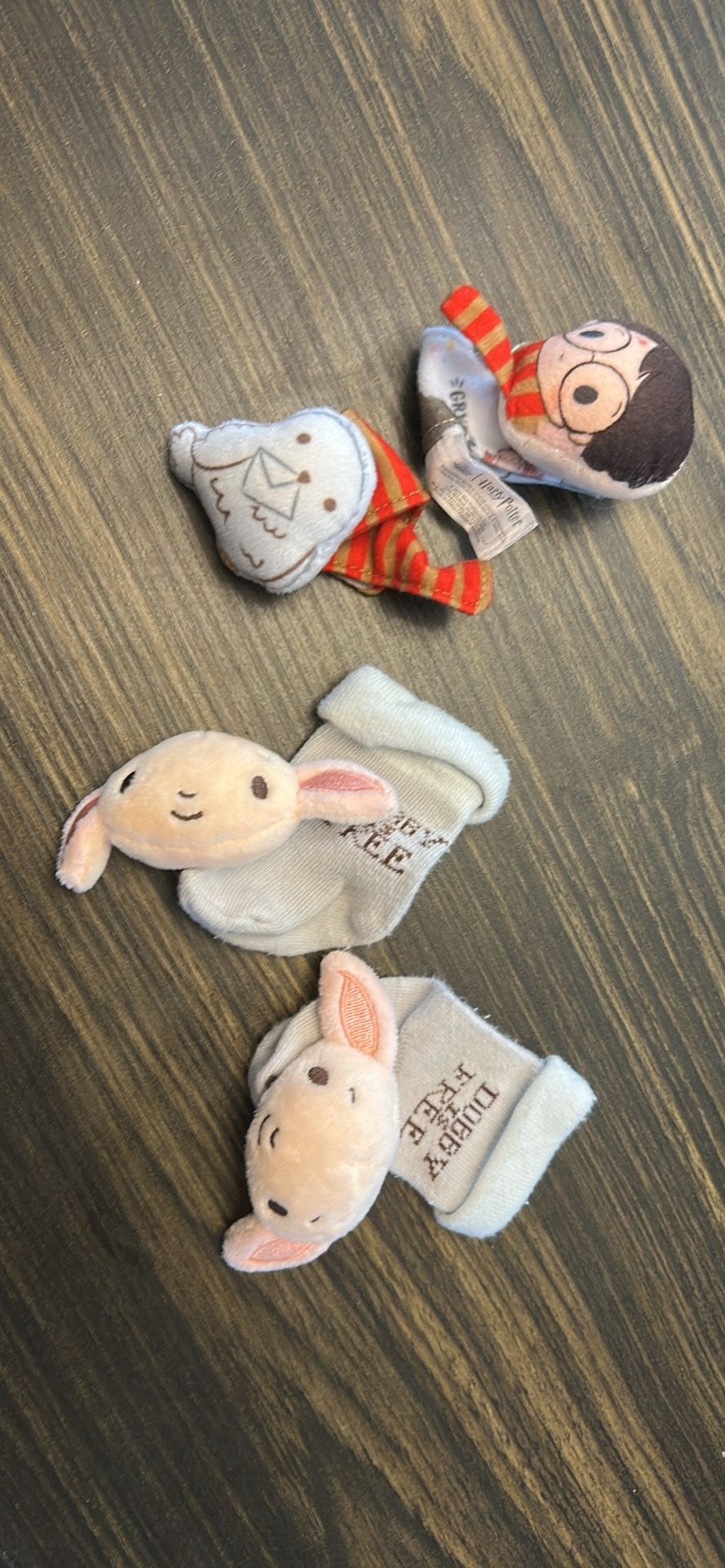 Harry Potter wrist rattles and socks
