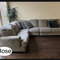 Bovarian Stone L Shaped Comfort Modern  Seccional Couch❇️ Brand New💥 Living Room  