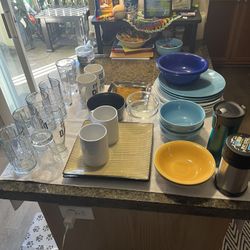 Great Kitchen Moving Deal Get All Grill Like New Plates Bowls Mugs Glasses And More