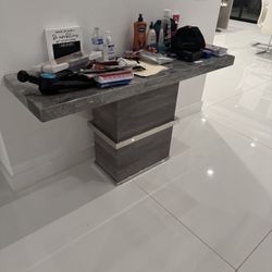 Console Table Marble Top 