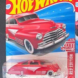 2026 Hot Wheels Target Red Edition 47’ Chevy Fleetline F case