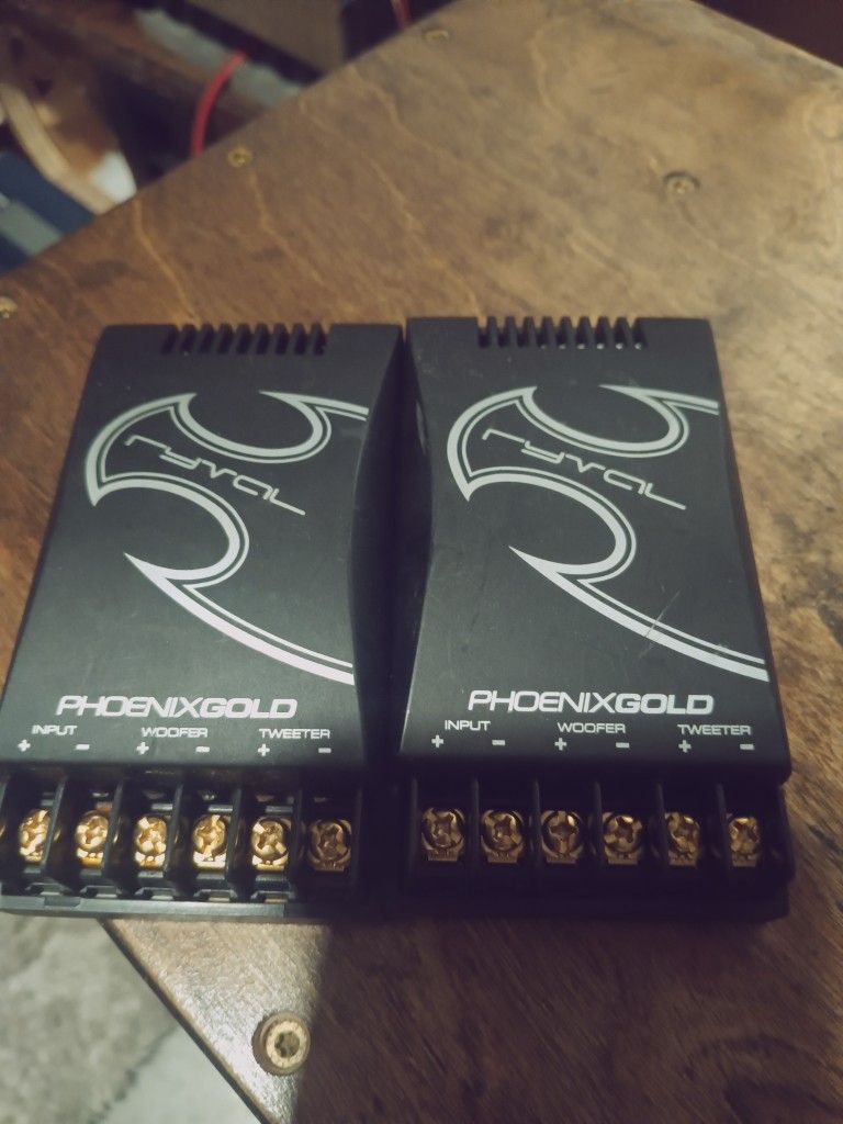 Phoenix Gold component crossovers two-way.