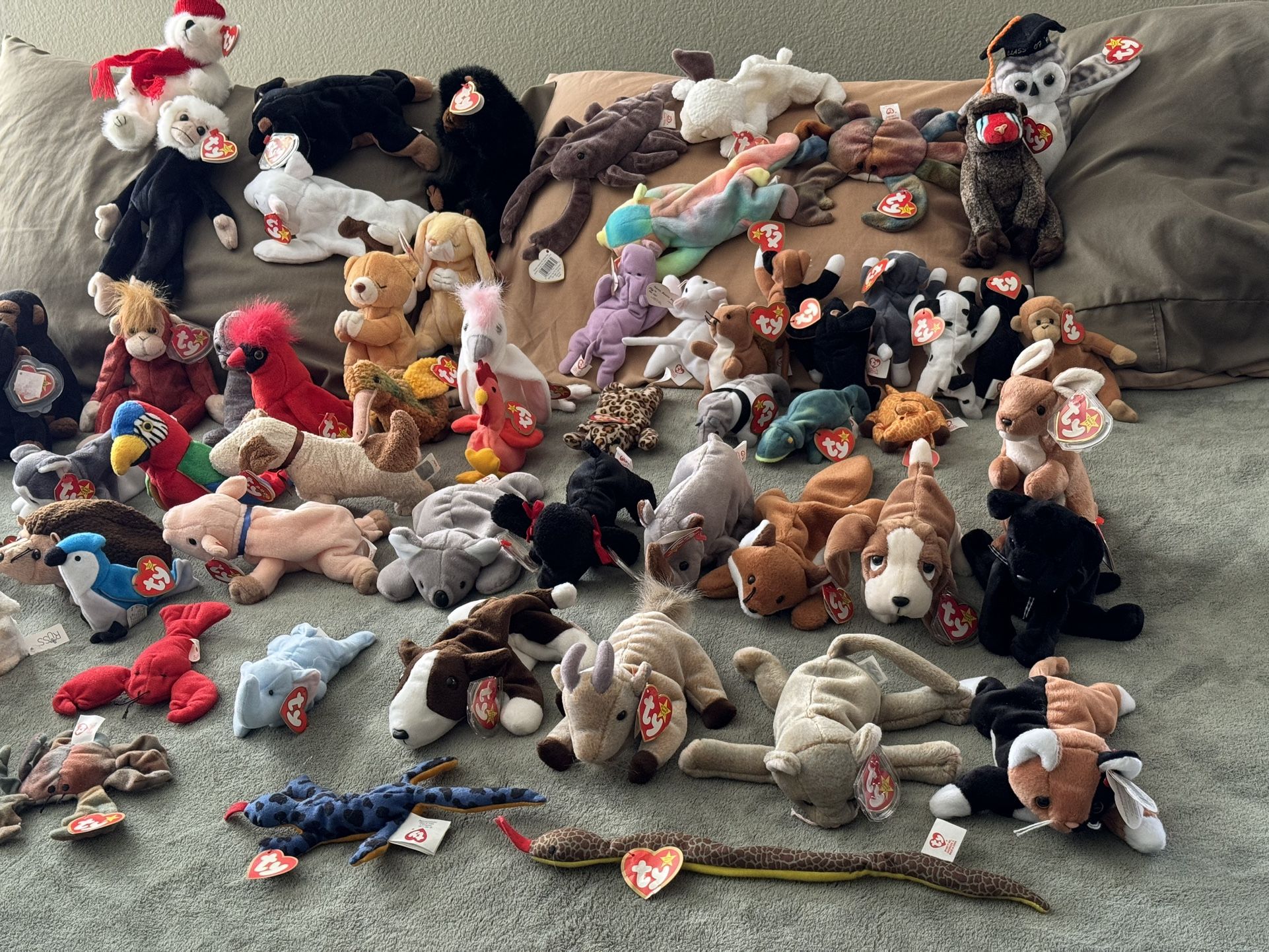 80+ Beanie Babies $275.00