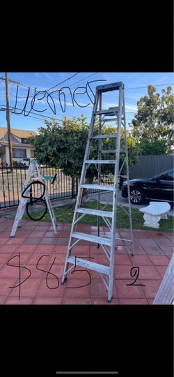 Excellent Condition 8ft and more Sizes available Aluminum ladders