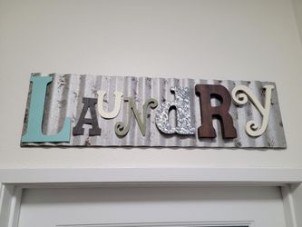 Laundry Sign Wall Decor