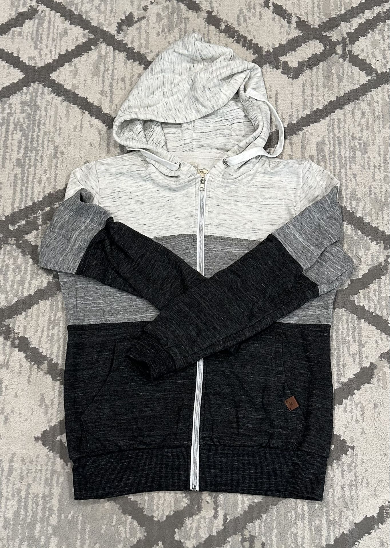 DOUBLJU Lightweight Thin Zip-Up Hoodie Sweatshirts for women’s size S