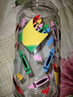 Custom Crayon Themed Libby Cup