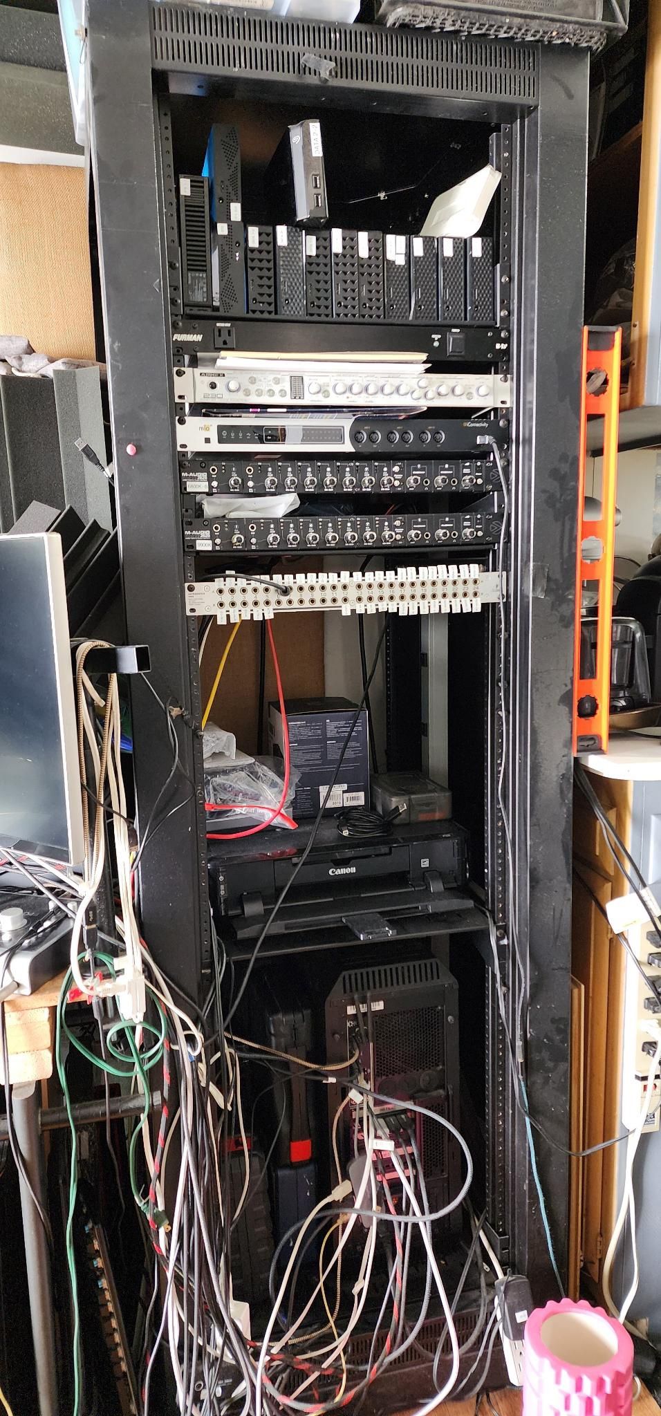 19" Rack for Music Gear and Servers