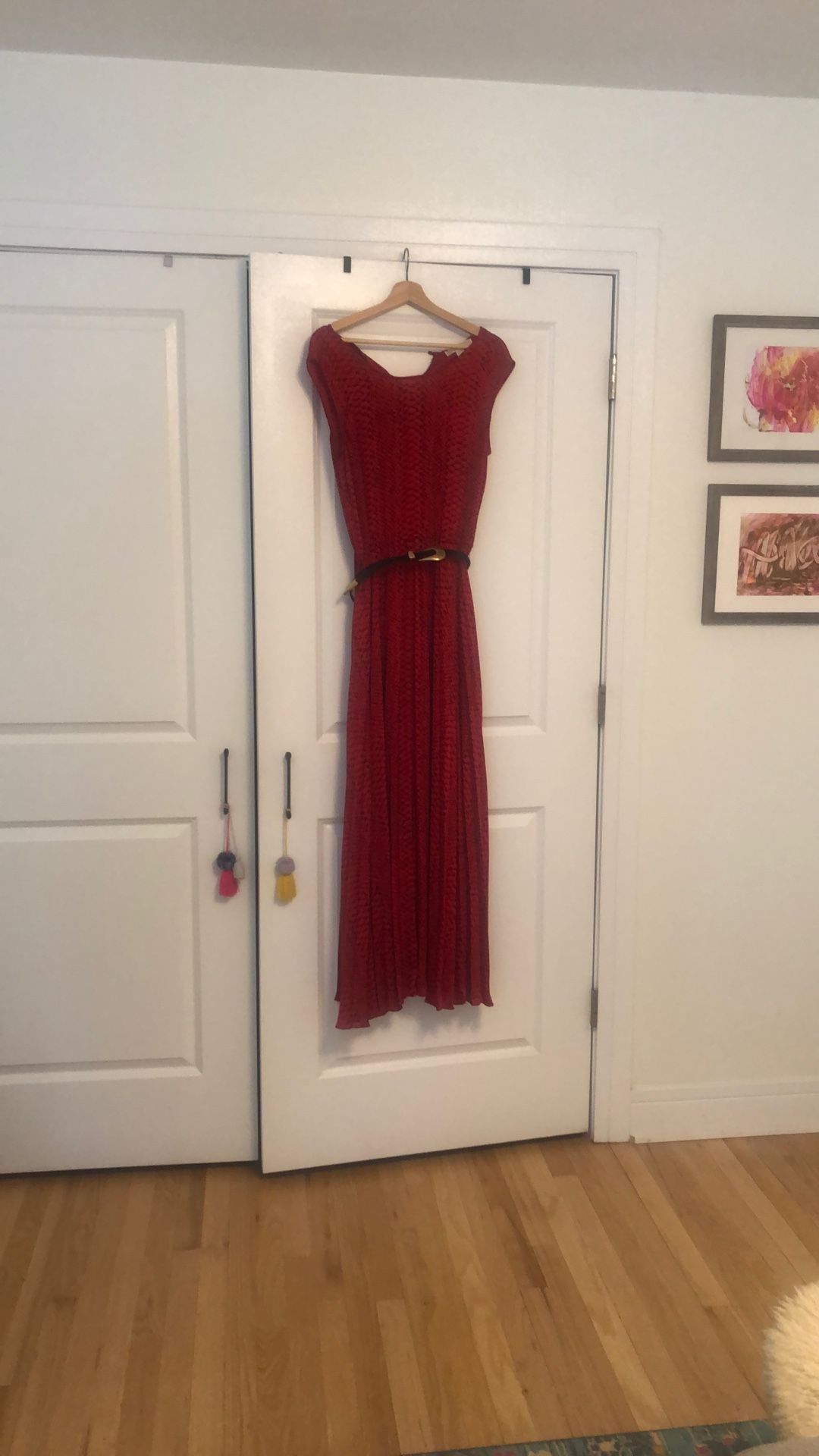 Michael Kors Snake Print Maxi Dress 