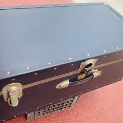Chest Trunk Vintage Storage Nice Shape
