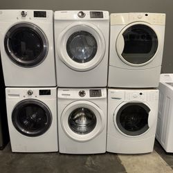 SAMSUNG XL CAPACITY WASHER DRYER ELECTRIC SET 