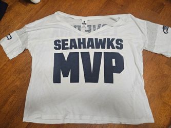 Womens PINK Seahawks crop top