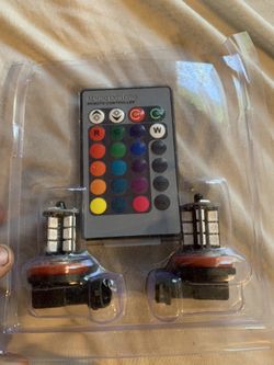 Different color change able fog lights for a s197 mustang