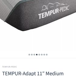 TEMPUR-Adapt 11" Medium Hybrid /Full Size Mattress 
