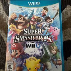 Super Smash Bros. For Wii U Game, CIB, Firm Price, Cash Only, Pembroke Pines Pickup