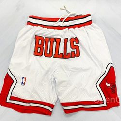 chicago bulls white shorts