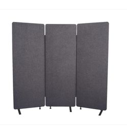 Reclaim 72x66 3 Panel Screen in Slate Gray .Brand new
