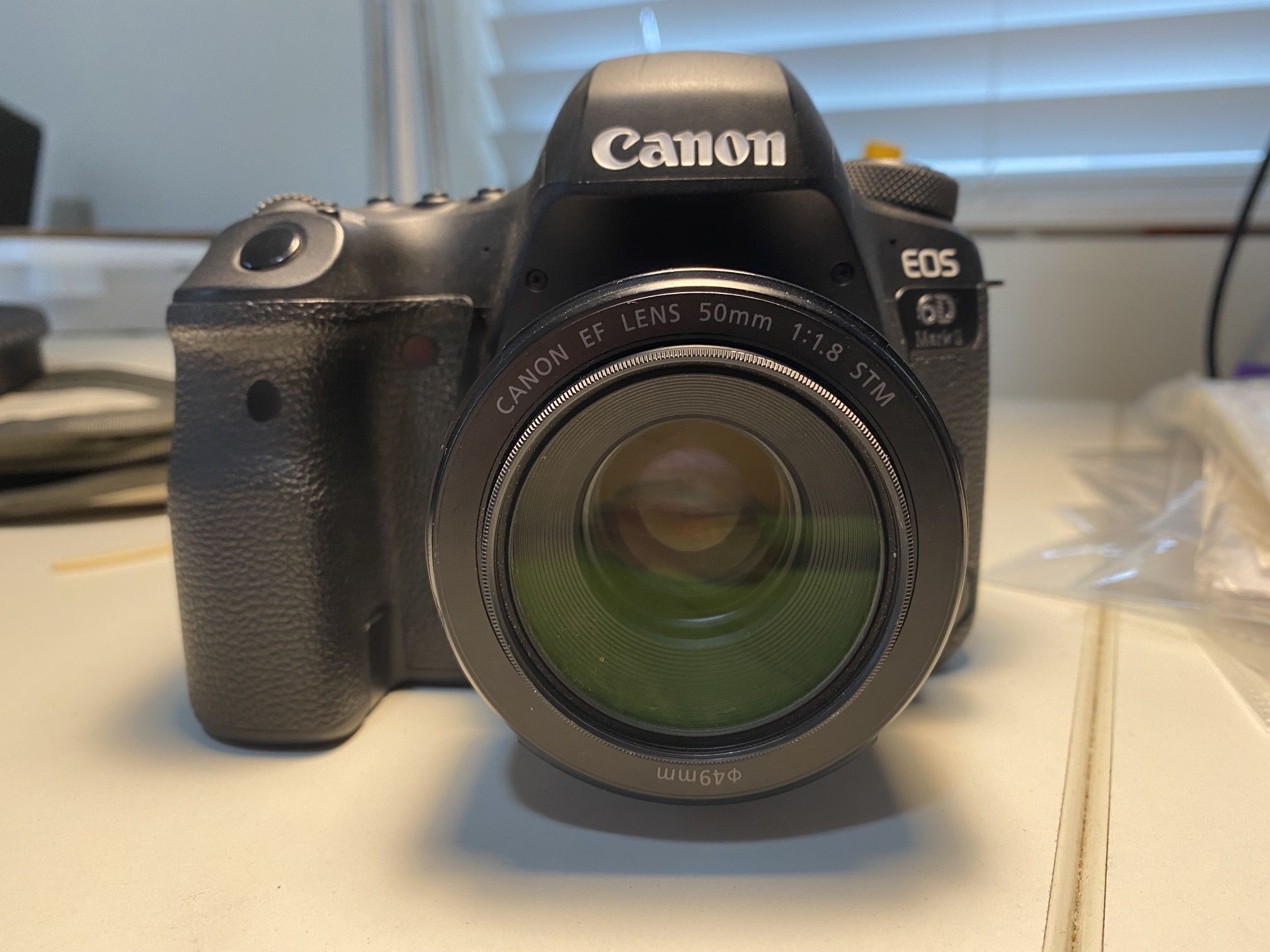 Canon EOS 6D Mark II Full Frame Camera and EF 50mm F1.8 Lens 