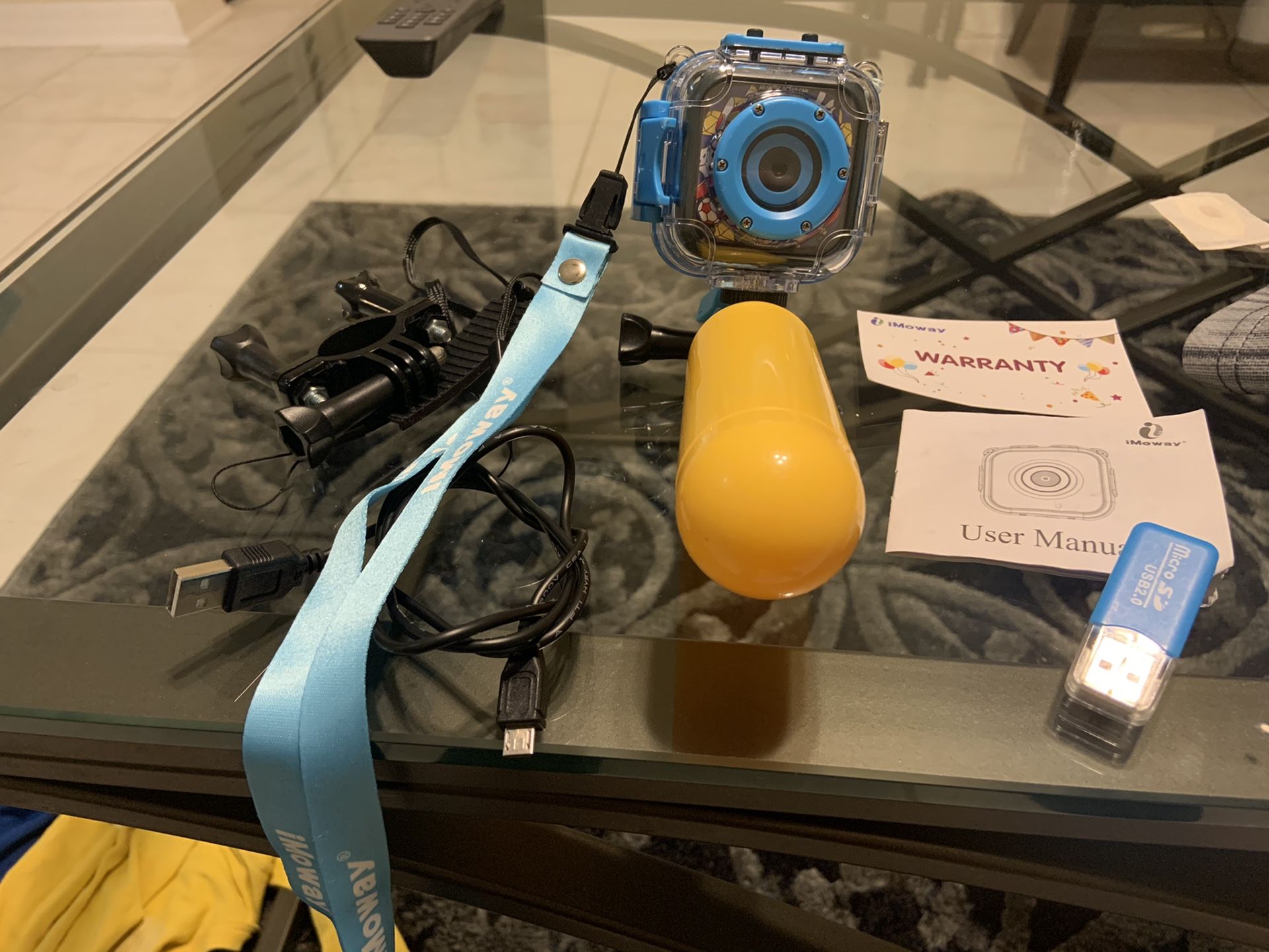 Underwater video camera With SD card