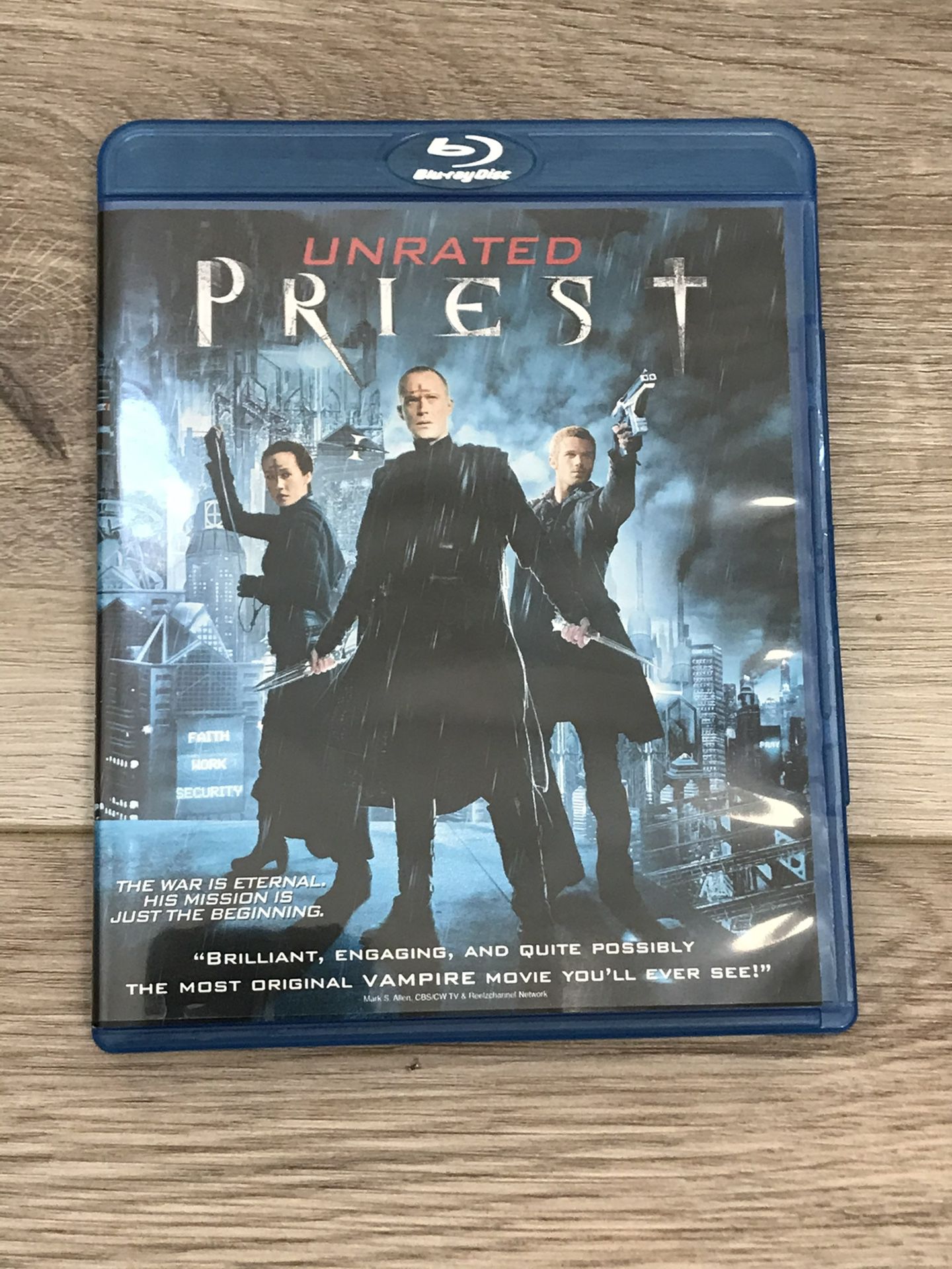 Priest The Movie On Blu-Ray Player