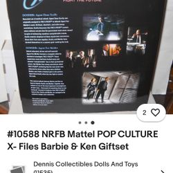 X files Barbie and Ken MATTEL POP CULTURE 