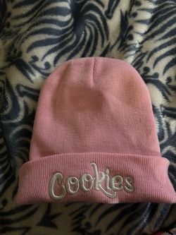 Cookies Pink Knit Beanie