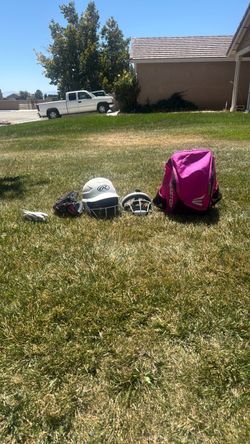 Easton Softball Gear Set with Bag and Helmet