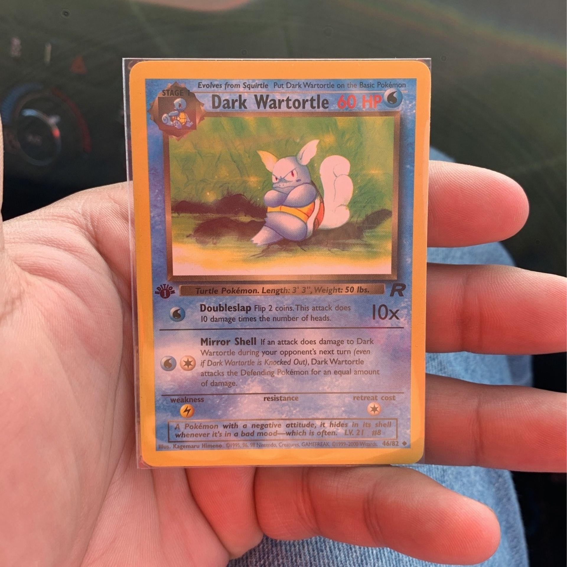 1999 wartortle pokemon card 35 Shadowless Cards Base Set Pokemon Trading Card MARKET VALUE $207 main image 1