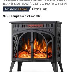 Rowan Electric Fireplace Brand New