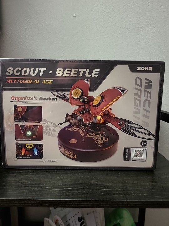 NIB ROKR 3D Metal Puzzle Model Scout Beetle Electric Mechanical Adults Toys