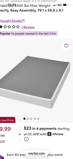 King size boxspring