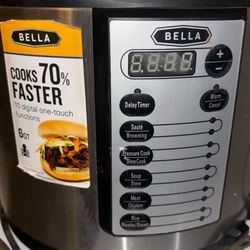 Bella Electric Pressure Cooker 