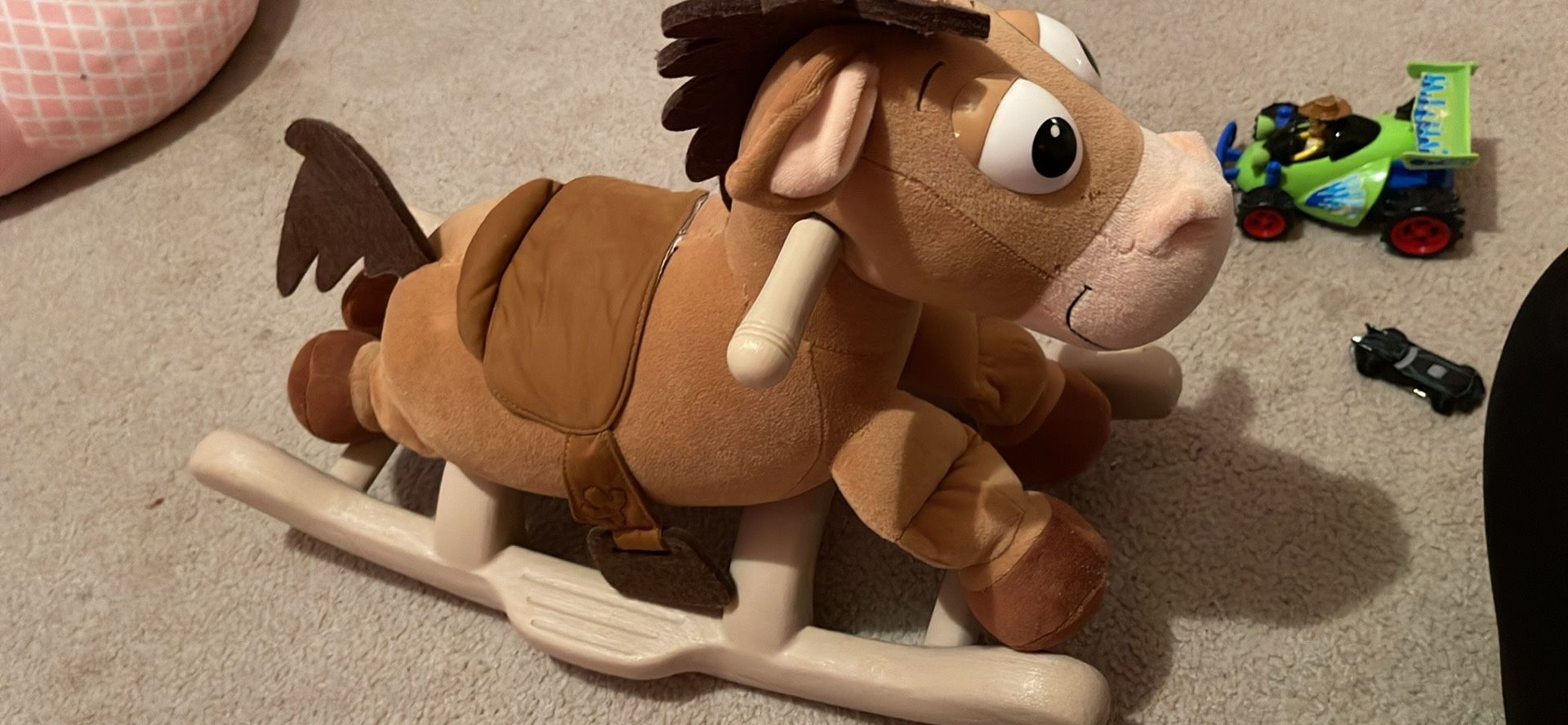 Toy Story Bullseye Rocking Horse Kiddieland Disney Pixar Working Sound Music 22"