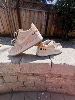 Nike Air Force 1 Yellow Gum Floral 6.5Y FZ1615-10