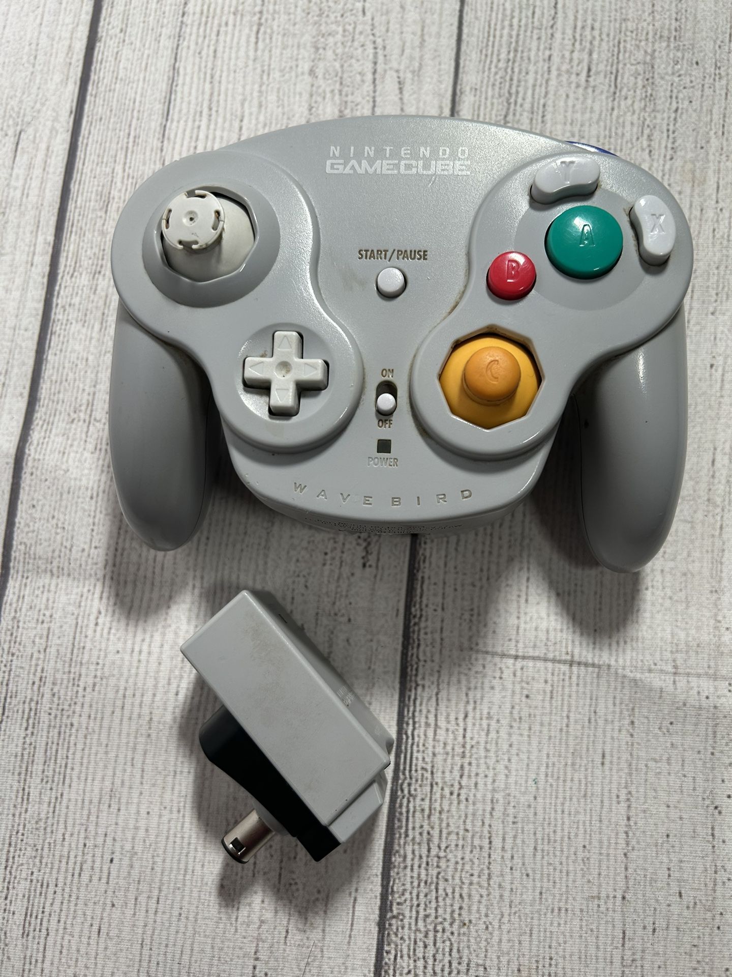 Nintendo Gamecube Wavebird with dongle receiver - Tested
