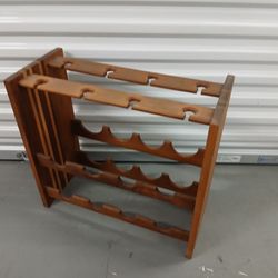 Wood Wine Rack 