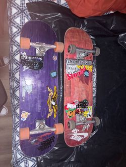 Two Used Complete Skateboards Anti Hero Nike SB