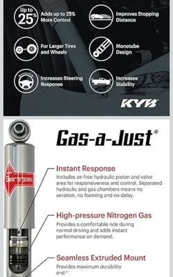 DODGE RAM 1500, 2WD or 4WD,
 KYB

PART#KG54342 Gas-a-Just Gas Shock
