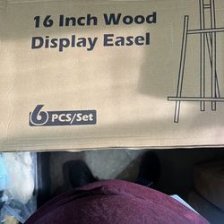 16 Inch Wood Display Easel 