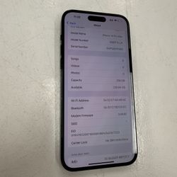 Apple 14 Pro Max 256GB Factory Unlocked 