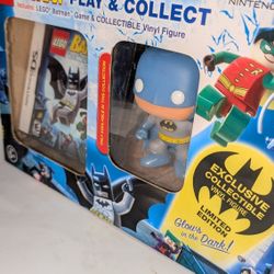 2012 Lego Batman Nintendo DS + GITD Batman Funko Pop Bundle Grail 
