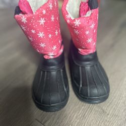 Youth Girls Snow Boots Size 12