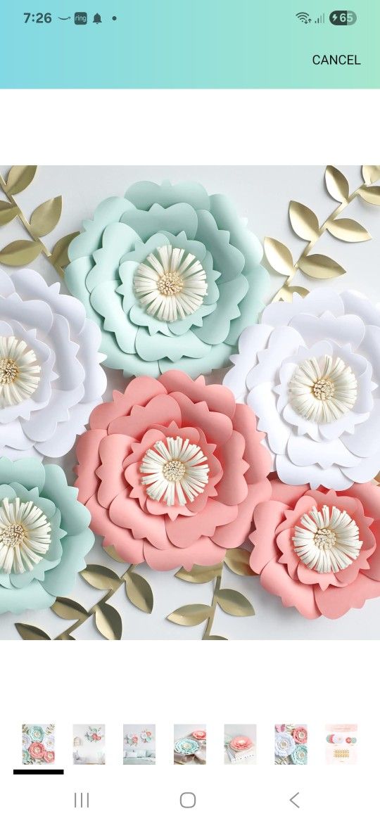 Paper Flower Decoration