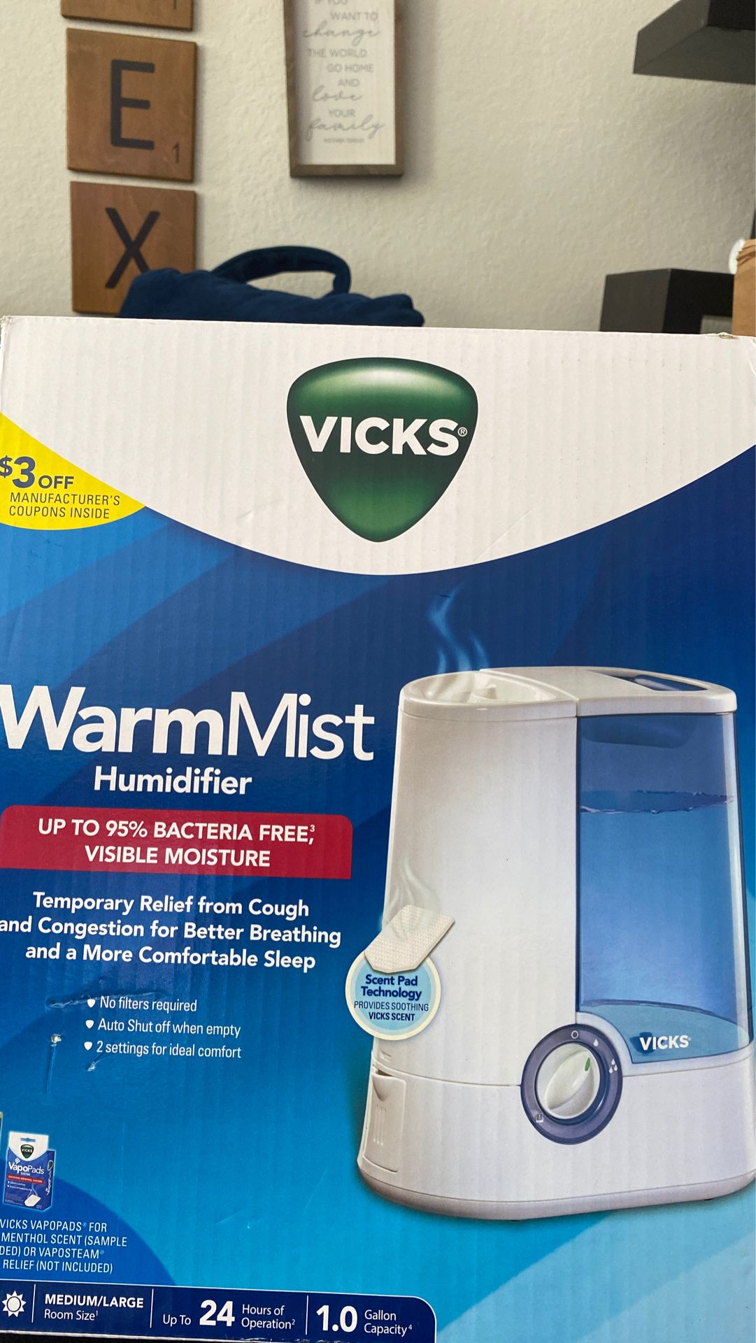 Humidifier vicks