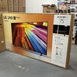 75” LG UT8000 4K SMART TV