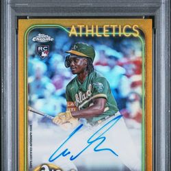 2024 Topps chrome Lawrence butler signature grade 10