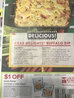 Coupons For Sale .50 each